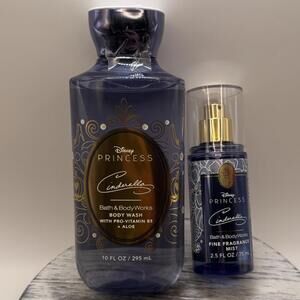 Bath & Body Works Disney Princess CINDERELLA Shower Gel & Fine Fragrance Mist BN